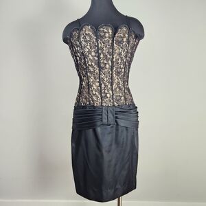 VTG LILLI DIAMOND of California lace cocktail dress